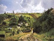 Camille Pissarro Pang plans scenery Schwarz china oil painting reproduction